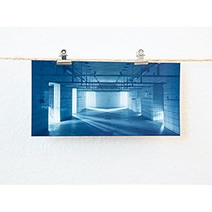 Postkarte XXL Panorama Waschraum Waschkaue