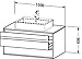 Produktbild Duravit Waschtischunterschrank Ketho 550x100x496mm für ASB mi, weiß matt, KT665501818