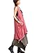 Voguees Women's Plus Size Sleeveless Vest Red