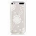 Produktbild MUTOUREN Handyhülle für iPod Touch 5/Touch 6 TPU Silikon Case Cover Durchsichtig Schutzhülle Tasche Etui Bumper Ultradünne Weich Kratzfeste Soßdämpfende Silikontasche Hülle Weiß - Löwenzahn