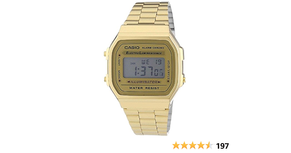 Casio A168WG-9WDF Casio - Orologio da polso unisex : Amazon.it: Orologi