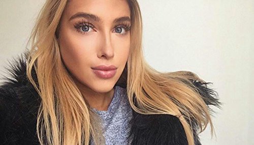 Luxilash KYLIE Natürlich wirkende FALSCHE ECHTFELL-WIMPERN | Luxus Doppel-Streifen 25 x verwendbar | 3D-Effekt | Sibirischen Nerz 100% gewaltfrei produziert | Erstaunliche Wimpernverlängerung - 9