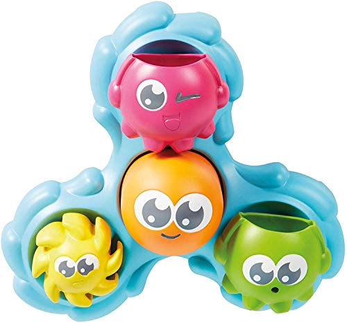 TOMY Toomies Spin & Splash Octopals Baby Bath Toy | Bath Accessories for Babies & Toddlers | Octopus Bath Toy for Water Play | Suitable For 1, 2, 3 & 4 Year Olds Girls & Boys, Multicolour