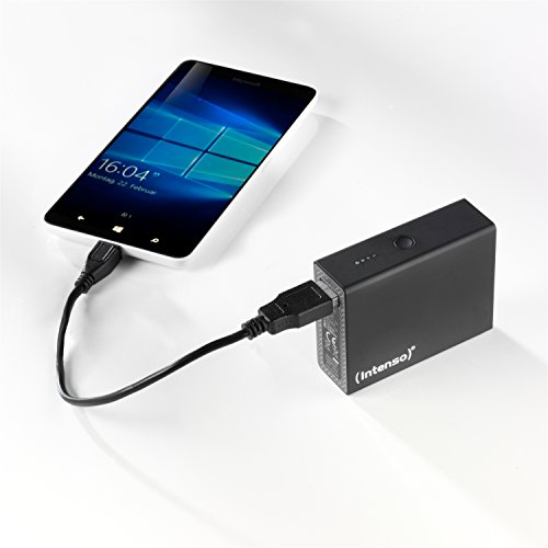 Intenso 7333520 Powerbank ST6600 Soft Touch externes Ladegerät (6600mAh) für Smartphone/Tablet PC/MP3 Player/Digitalkamera schwarz - 3