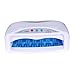 Nail Lamp, Erosway UV Nail Lamp 54W for Dual Hand Curing, Gelish Nail Polish Dryer Curing with three timer settings 2, 3 and 5 minutes or without timer. 6 x 9w UV Tubes. Robust, Substantial, Controllable for Professional Pedicure and Manicure. With Curing Soak-Off. White.
