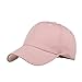 Produktbild UFACE Leichte Edition Pure Color Baseball Cap Mode Frauen Männer Einstellbare Sommer Solide Glitter Cap Hüte Baseball-Mütze (Rosa)