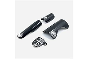 Sgxbos BMX aluminum alloy stickers for brompton sticker Fork bottom bracket rear fork prevents friction for brompton protect