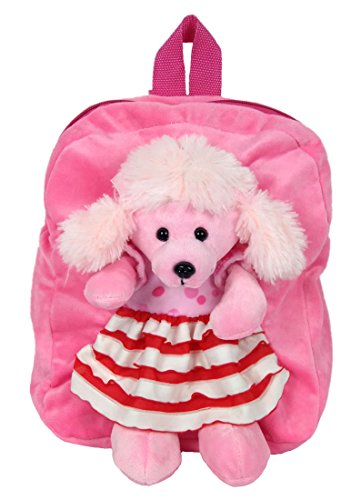 Preisvergleich Produktbild Entzückender, kuscheliger Pudel Rucksack von Kelly Toy in rosa
