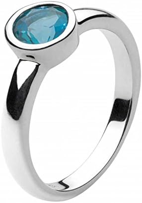 Kit Heath Gemme Silver Blue Topaz Stone Ring 10135LBT-N