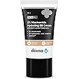 The Derma Co 2% Niacinamide Hydrating BB Cream with SPF 30 PA++ Enriched with 1% Hyaluronic Acid Complex & Aquaxyl™ - 30 g | 02 - Nude Glow