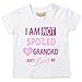 I'm Not Spoiled My Grandad Just Loves Me Girls Tshirt Baby Toddler Kids Available in Sizes 0-6 Months to 14-15 Years Grandaughter
