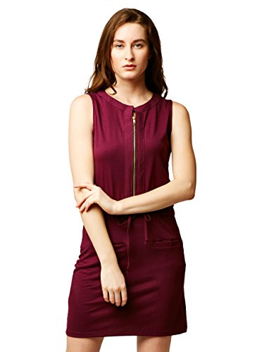 Women's Mini Shift Dress with Pockets
