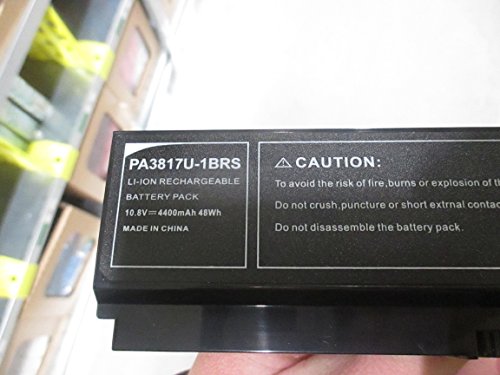 10,8V Akku PA3817U-1BRS für Toshiba Satellite A660 A665 C600 C645 C650 C655 C660 L600 L630 L635 L640 L645 L655 L730 L745 L755 M640 M645 P700 P745, TOSHIBA Satellite Pro C650 L630 L640, TOSHIBA NB510, TOSHIBA satellite C670 C670D L670 L670D L675 L770 L770D L775 17.3“, TOSHIBA satellite pro L670/L770 17.3″ PA3818U-1BRS PA3819U-1BRS PABAS228 4400mAh - 6