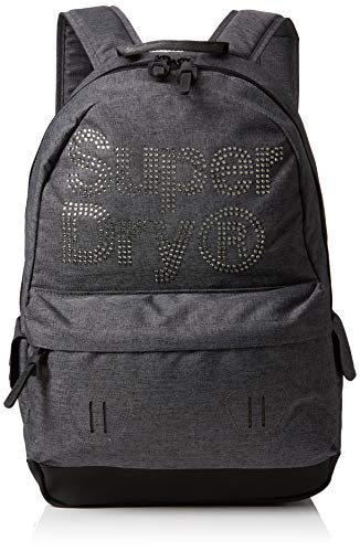 Preisvergleich Produktbild Superdry Damen Lineman Rhinestone Montana Rucksack, Grau (Grey Marl), 30x45x13 Centimeters