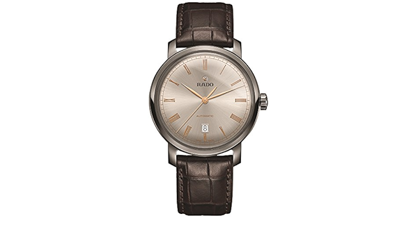 Rado DiaMaster Automatic Silver Dial Men's Watch R14806106 : Amazon.co.uk:  Watches