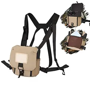 Durable Lightweight Portable Binocular Pack, Comfortable Binoculars Chest Harness for Hunting, Hiking