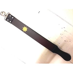 Thick Leather Sharpening Strop for Barber Straight Razor Knife Shaving Shave… - Image 2