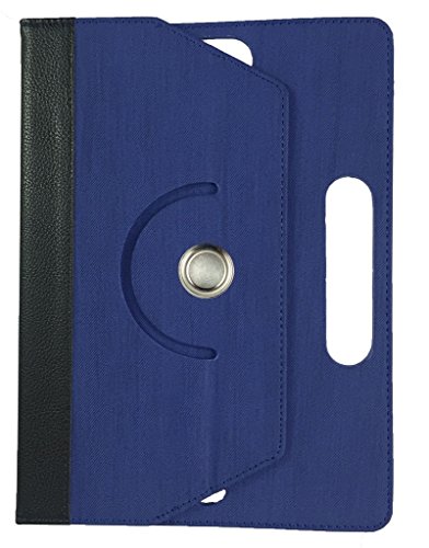 Samsung Galaxy Tab S2 8 0 Inch Wi-Fi SM-T719 Tablet Blau mit Schwarzer Trimmen Universal 360 Grad Wallet Schutzh  lle Folio mit Kartensteckpl  tzen   