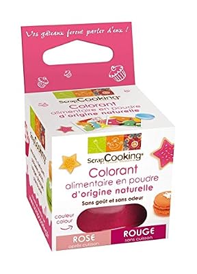 ScrapCooking Colorant Alimentaire Naturel Rose-Rouge