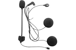 FreedConn Microphone Casque Headset et Accessoires pour CCasque à 8 Broches TCOM-VB/T-C0MSC Casque de Moto Bluetooth Interphone Intercom