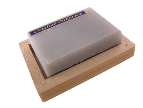 remos professional body care Piedra dura Arkansas 60x40mm en 80x57mm caja de madera