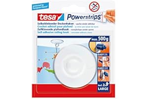 TESA UK Tesa Powerstrips Zimmerdeckenhaken/58029-00020-00 weiß Inh.1 Haken