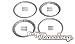 Produktbild H3272 - Heavy Duty Felgenringe (Silber / 2 STK / Baja 5B / 5SC) HBS®