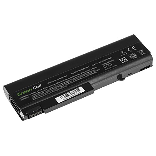 Green Cell® Extended Serie TD06 TD09 Laptop Akku für HP EliteBook 6930p 8440p 8440w ProBook 6450b 6540b 6550b 6555b Compaq 6530b 6730b 6735b (9 Zellen 6600mAh 10.8V Schwarz) - 2