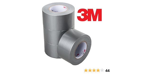 4 Rolls Contractor Grade Silver Duct Tape (731882137194)
