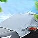 Produktbild JYCRA Auto-Windschutzscheiben-Abdeckung, Universal Auto Frontscheibe, Schnee Abdeckung mit Zwei Spiegelabdeckungen, Windschutzscheibe, Staub, Sonnenschutz, Schutz bei jedem Wetter