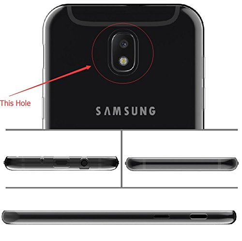 2 Pack Funda para Samsung Galaxy J3 2017 SM-J330  S  lo se aplica a la versi  n europea    IJIA Transparente TPU Silicona Suave Cover Tapa Caso Parachoques Carcasa Cubierta para Samsung Galaxy J3 2017 SM-J330  WM22 WM49 