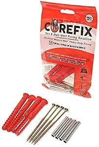 Corefix 100mm Heavy Duty Dot & Dab Wall Fixings - Plasterboard Over ...