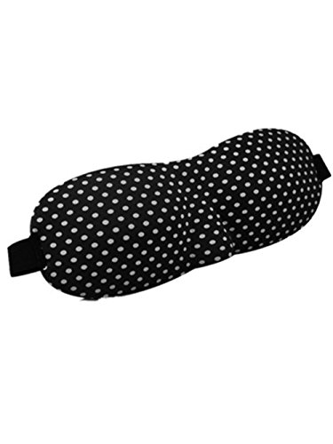 Moolecole New Lightweight Contoured & Comfortable Sleep Mask Blindfold for Sleeping Eye Shade Cover for Travel, Shift Work & Meditation - Polka Dots