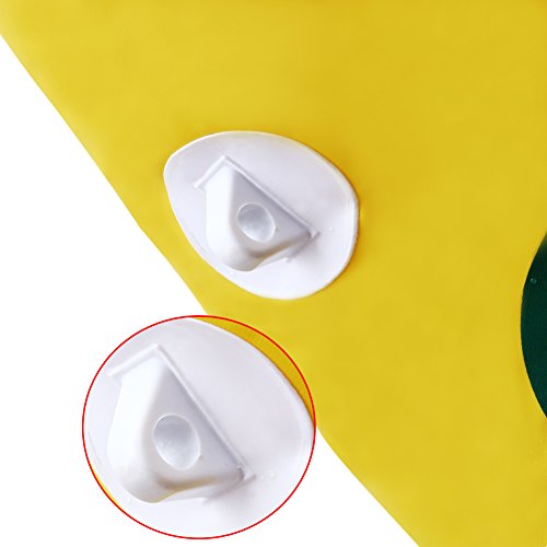 ThinkMax 6 x 3 Feet PVC Giant Inflatable Pizza, Outdoor Swimming Pool Float Rafts,Inflatable Summer Party Floatie Lounge Toy For Children and Adults