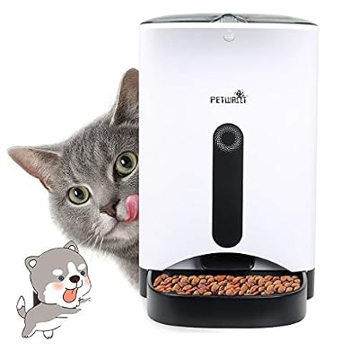 XF Petwant SmartFeeder - Distributeur Automatique de Nourriture pour Chiens et Chats, contrôlé par téléphone Intelligent avec WiFi (Color : Automatic Feeding)