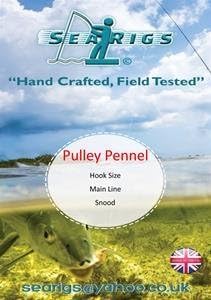 searigs Pulley Rig For Cod, Rough Ground and Distance Clip Down X5 Rigs (2/0)