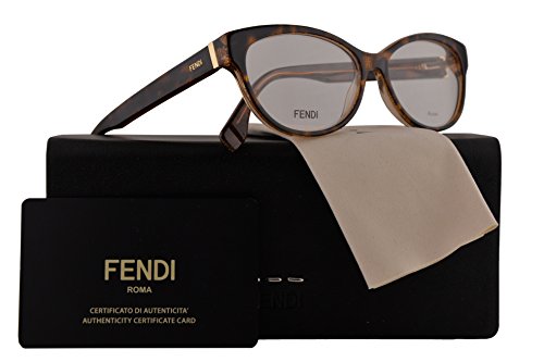Preisvergleich Produktbild Fendi FF0109 Micrologo Brillen 54-15-140 Braun Mit Demonstrationsgläsern 7PM