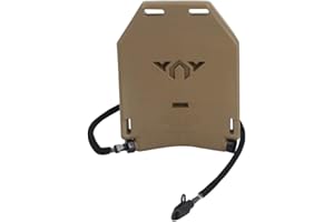 ACEXIER 1,75 L - Boîte d'hydratation pour réservoir d'hydrogène - Panneau d'eau - Pour porte-plaque d'assaut Molle - JPC CPC AVS - Gilet tactique, marron, taille unique