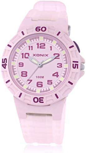 [child] Waterproof watch,Luminous [movement] Waterproof 100 meters Exam Quartz watches-D