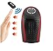 Produktbild QYL Elektro-Heiz-Fan Warm Mini Electric Heater Handy Plug-In 400 W Wandheizung Mit Fernbedienung