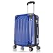 Produktbild WOLTU RK4212knb-M , Reise Koffer Trolley Hartschale 4 Zwillingsrollen mit erweiterbaren Volumen Reisekoffer Hartschalenkoffer Kabinen M/L/XL/Set leicht & günstig Knallblau (M 56 cm & 42 Liter)