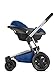 Maxi-Cosi Quinny Buzz Xtra 3 Wheel Pushchair, Silver Frame, Blue Base