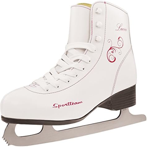 SportTeam Women's Lucia Figure Skates, White, Size 38