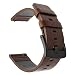 Produktbild Für Samsung Gear S3 Frontier/Classic Armband, TRUMiRR 22mm Oily Leder Smart Uhrenarmband Quick Release Handschlaufe für Gear 2 Neo Live, Moto 360 2 46mm Men, Pebble Time, LG G Watch Urbane, Vector, Amazfit