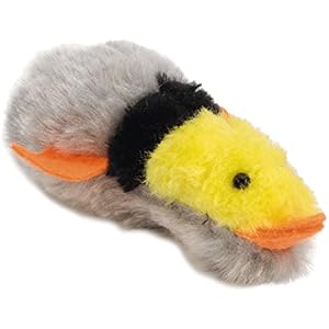 Beeztees 440368 Plüschente mit Vibration, 11 x 8 cm