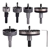 6Pcs 22-65mm HSS Säge-Spitze Bohrer Bohrloch...