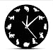 Produktbild Djkaa 12 Verschiedene Katze Pose Moderne Wanduhr Kitty Uhr Wanduhr Pet Shop Wandkunst Kätzchen Tier Kinderzimmer Dekor Katze Liebhaber Geschenk (10 Zoll)