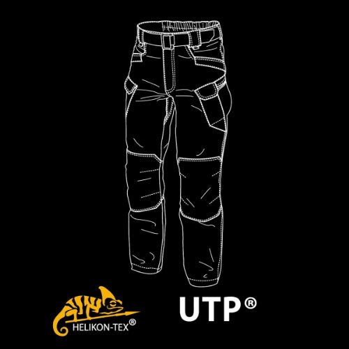 Helikon UTP Pantalones Polycotton Ripstop Khaki Tamaño XXL Largo