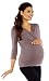 Zeta Ville - Women's Maternity Nursing T Shirt Top Tee - Sizes S-4XL - 618c (Cappuccino, UK 18/20)