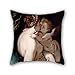 Produktbild beautifulseason Ölgemälde Paggi, Giovanni Battista – Venus und Amor Kissen 40,6 x 40,6 cm/40 von 40 cm Geschenk oder Decor für Sohn, Club, Husband, Coffee House, Sohn, Home Theater – Double Seiten